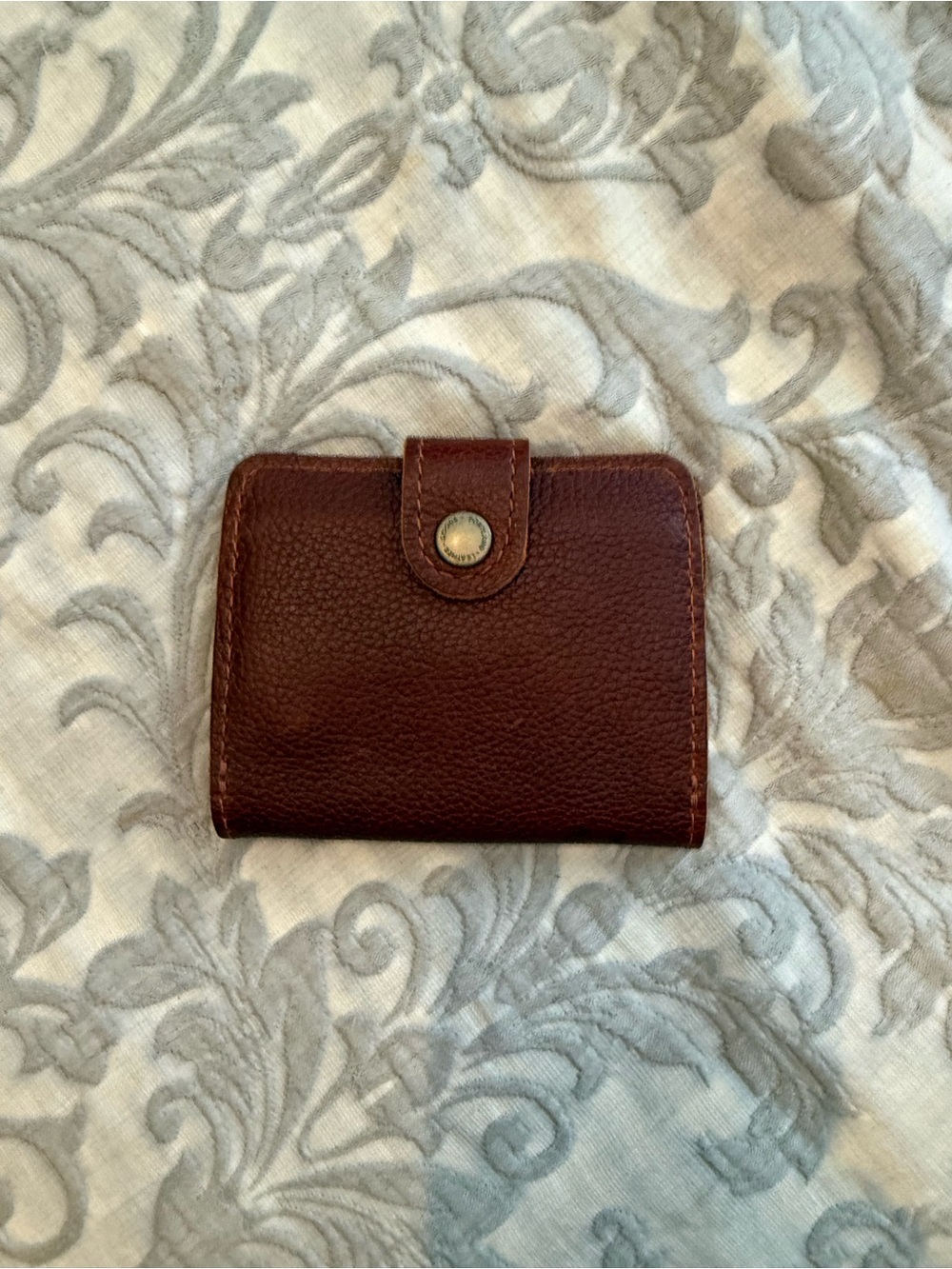 Portland Leather Nutmeg  Snap Card Holder
